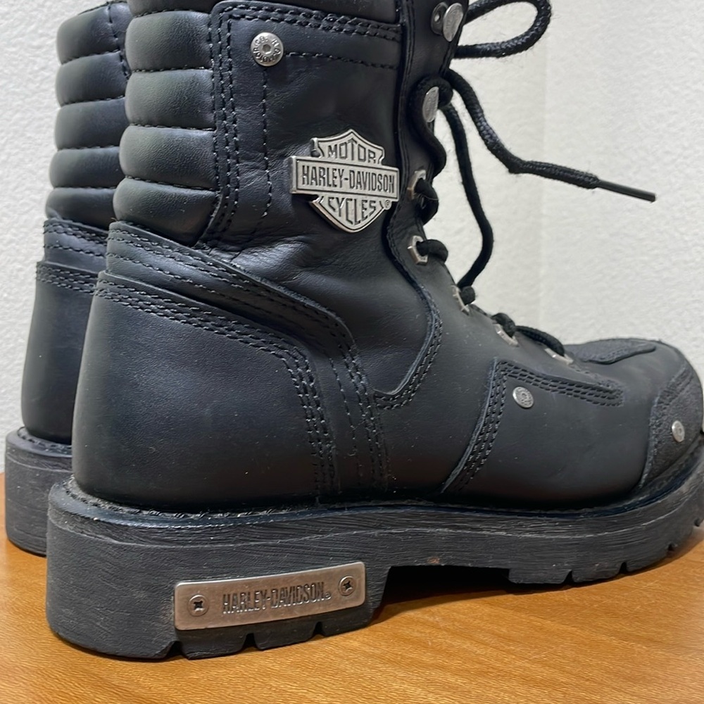 Men’s Harley Davidson Stealth Riding Boot Wolverine Military Style Black 8.5 - Picture 6 of 16